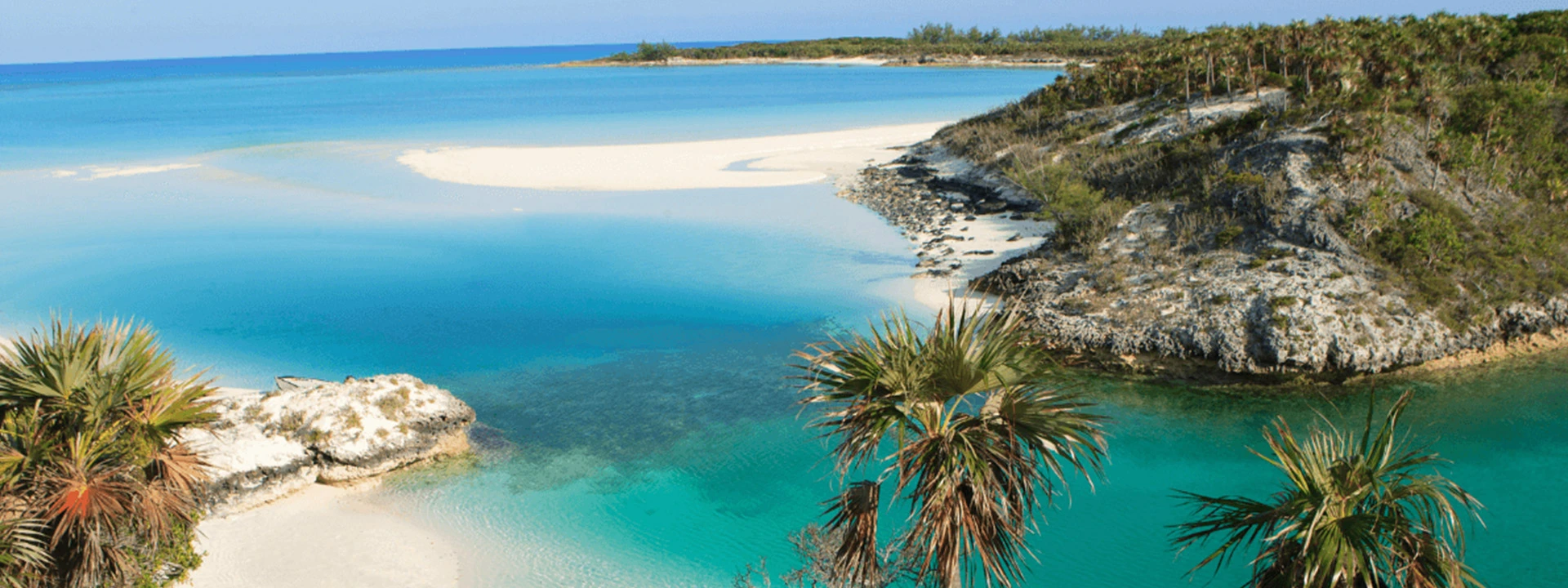 Visit Shroud Cay island in the Bahamas on a Caribbean cruise